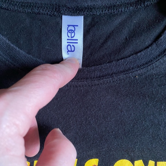 Vintage Two Girls 1 UP ROOSTER TOOTH Crop Top LG - Picture 4 of 6